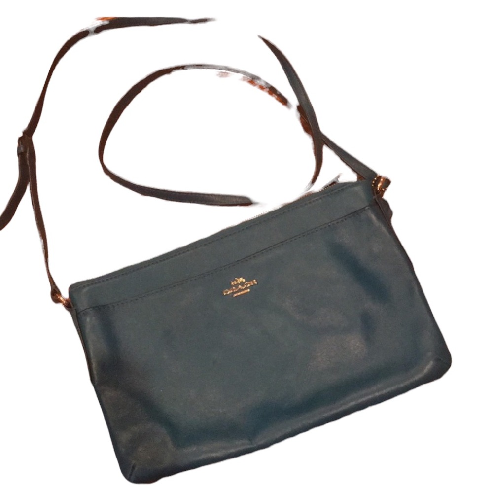 🛍👜Authentic Coach Leather Shoulder Purse